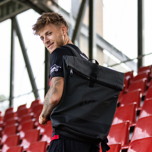Rollup-Rucksack Flash or Black - Offizieller Fanshop Viktoria Köln
