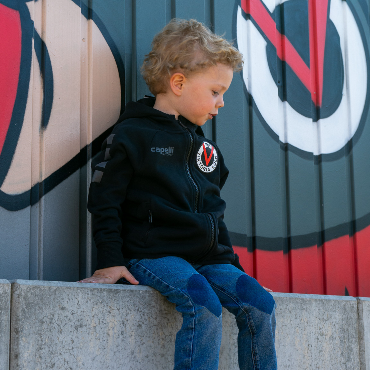 Zip-Hoodie Black Kids