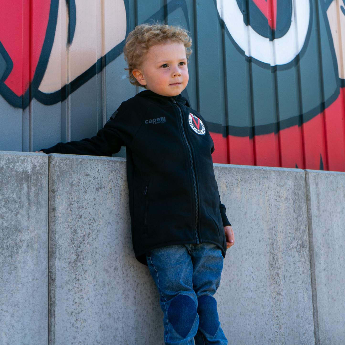 Zip-Hoodie Black Kids