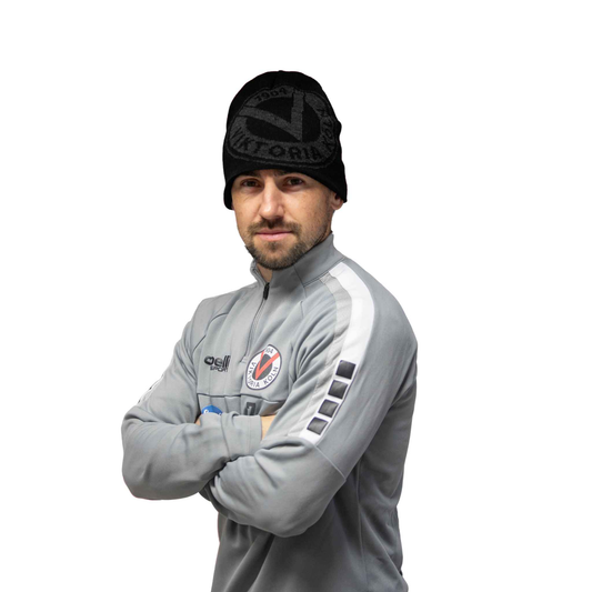 Wintermütze Logo black
