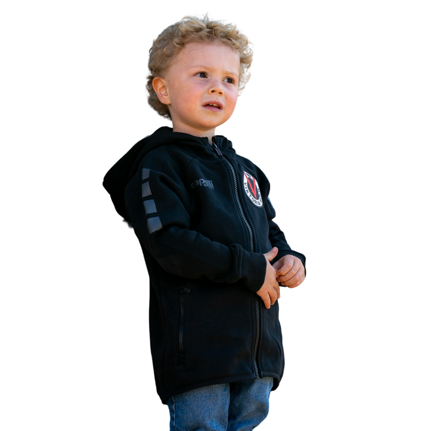 Zip-Hoodie Black Kids