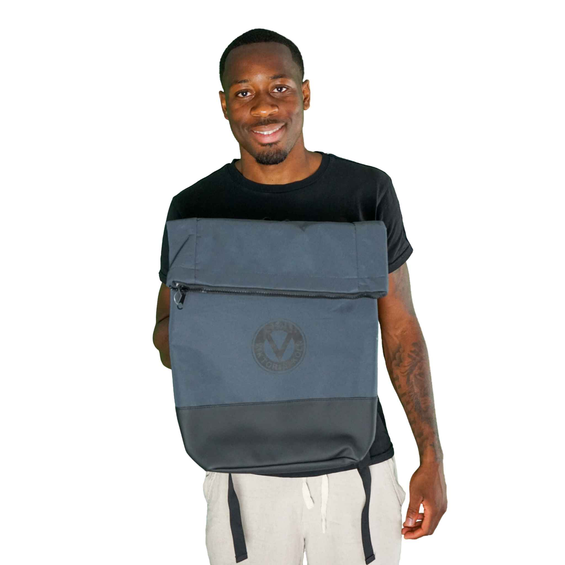 Rollup-Rucksack Flash or Black - Offizieller Fanshop Viktoria Köln