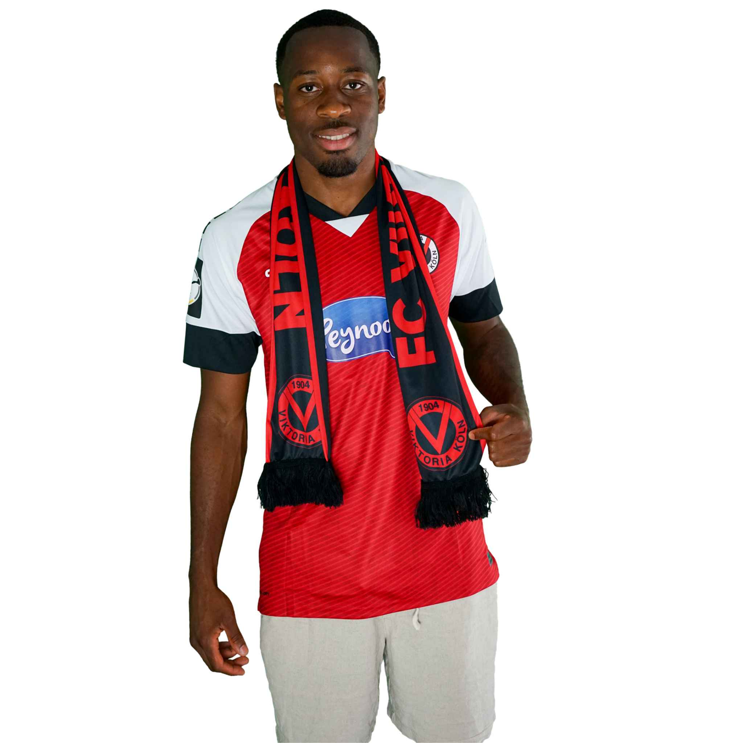 Seidenschal RED/BLACK