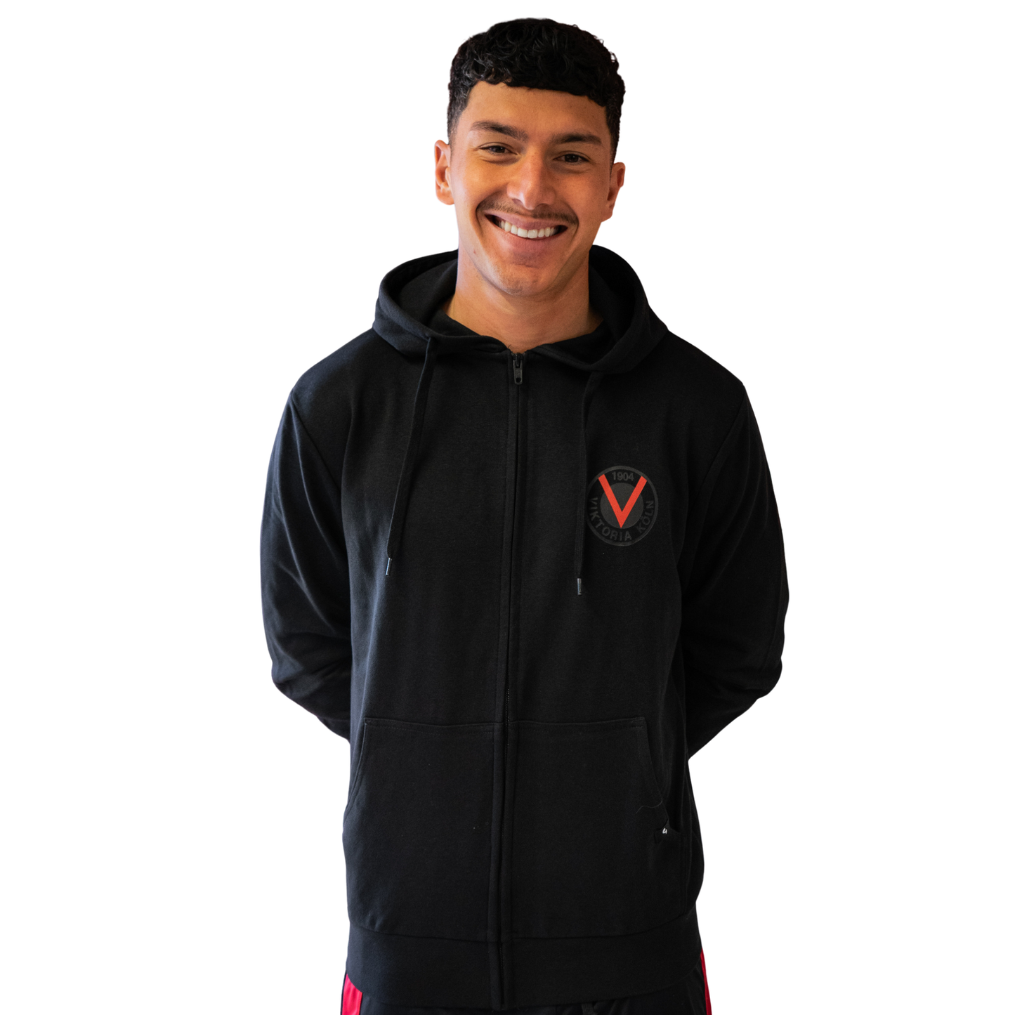 Zip-Hoodie rotes V - Offizieller Fanshop Viktoria Köln