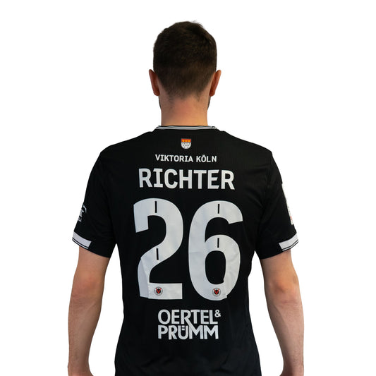 Beflockung Torhütertrikot schwarz/violett S-3XL