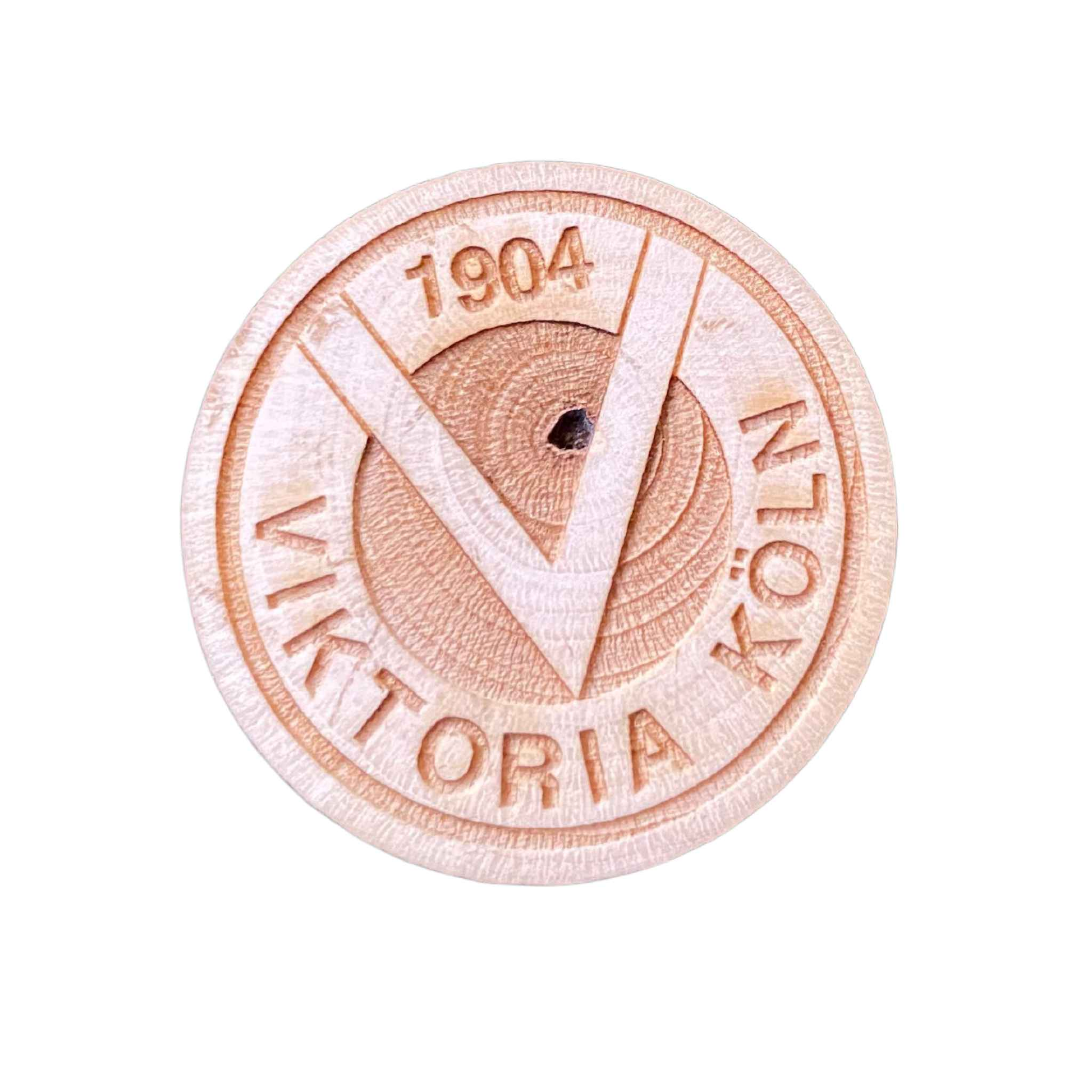 Magnetbutton Holz - Offizieller Fanshop Viktoria Köln