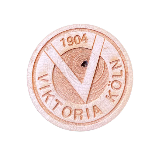 Magnetbutton Holz - Offizieller Fanshop Viktoria Köln