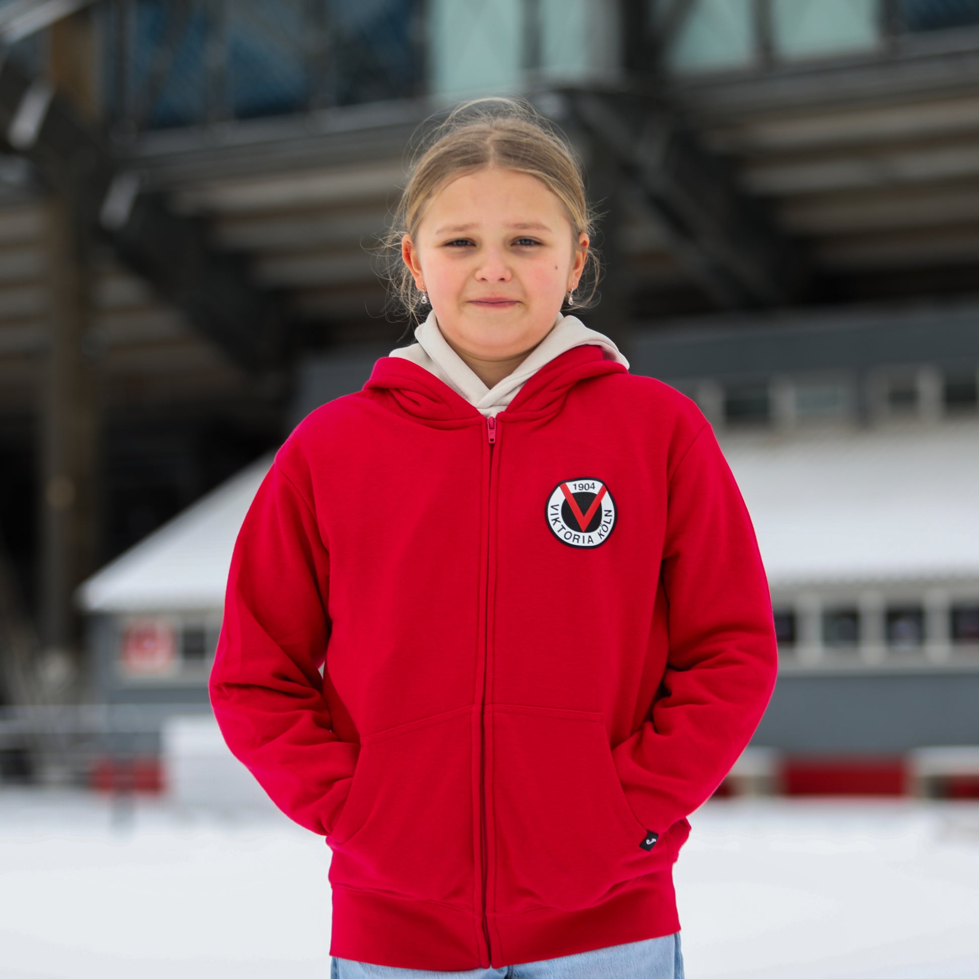 Zip-Hoodie Rubber Logo Kids - Offizieller Fanshop Viktoria Köln