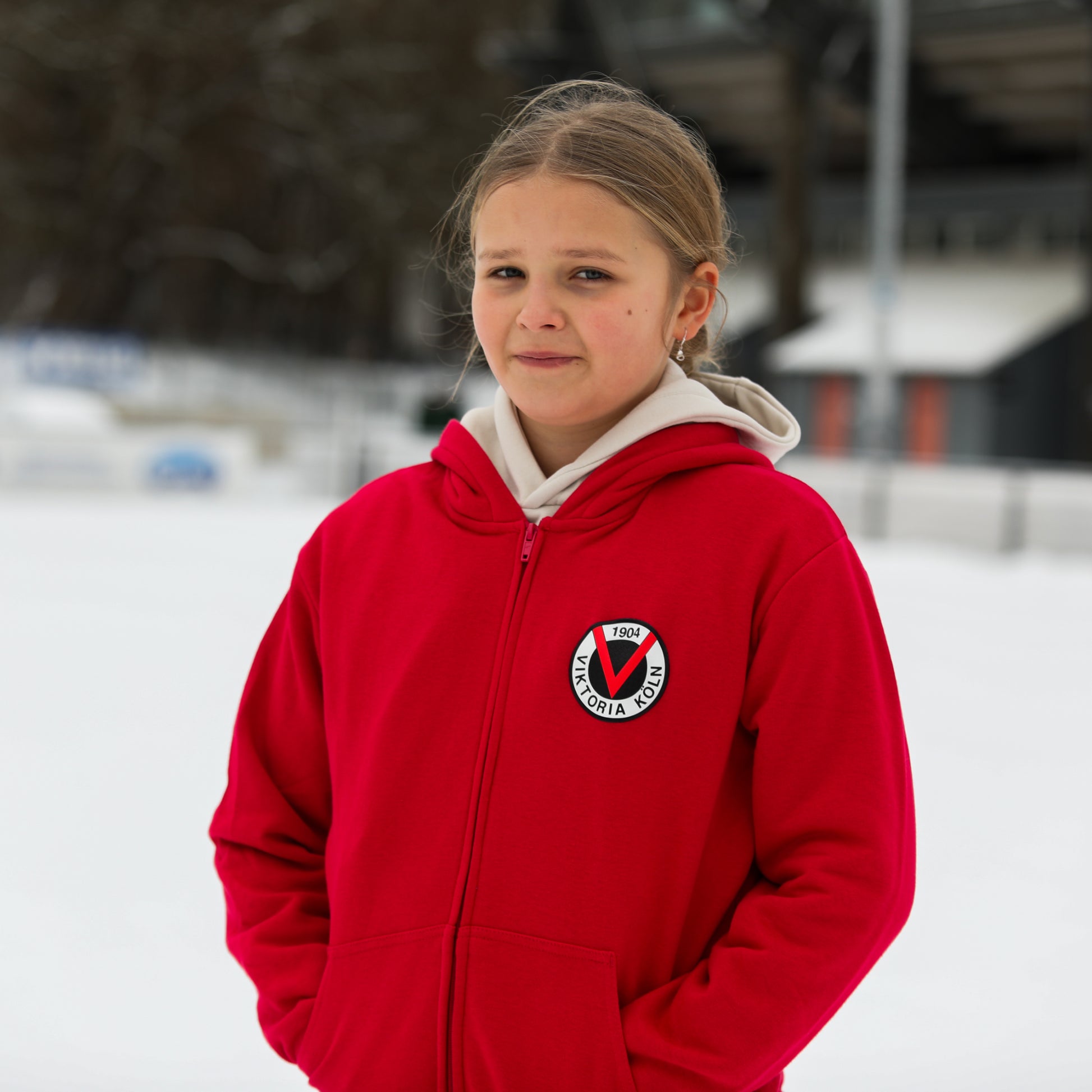 Zip-Hoodie Rubber Logo Kids - Offizieller Fanshop Viktoria Köln