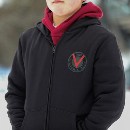 Zip-Hoodie rotes V Kids - Offizieller Fanshop Viktoria Köln