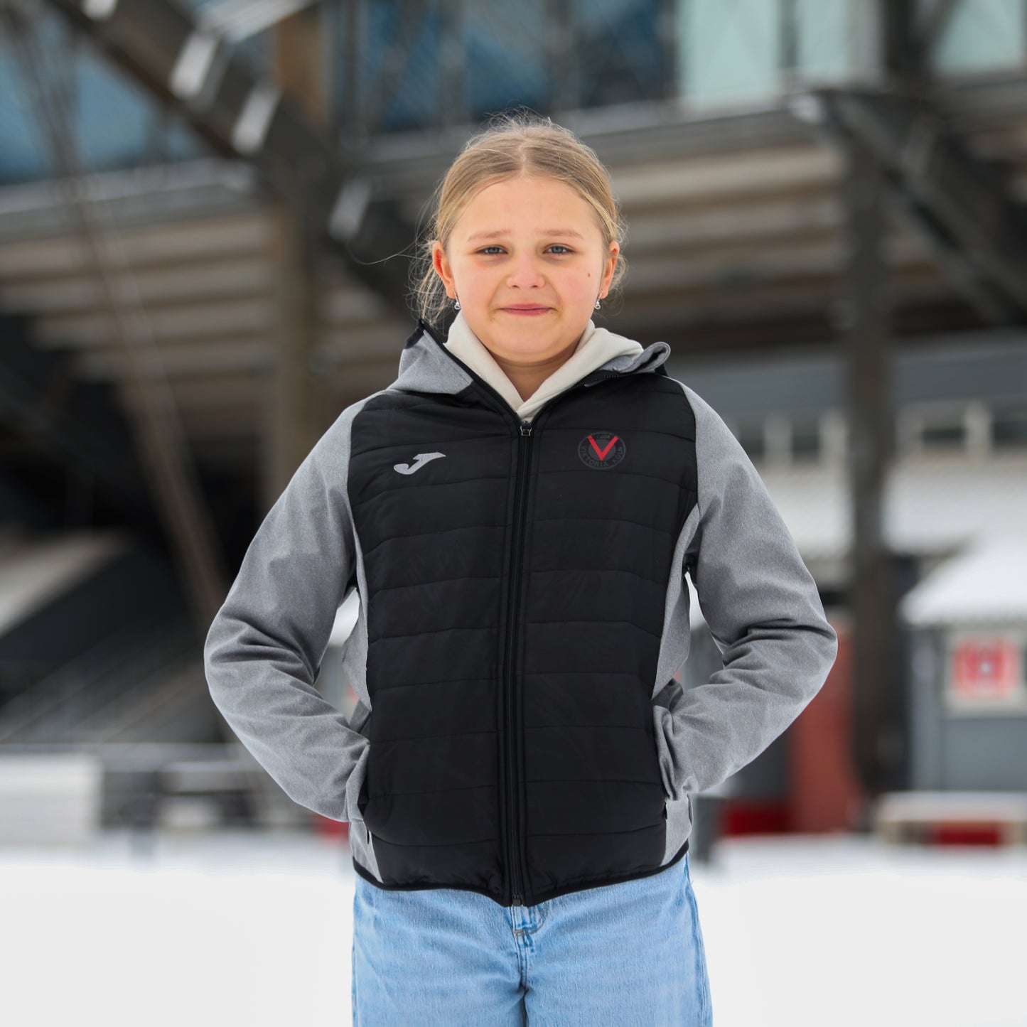 Fleecejacke rotes V Kids - Offizieller Fanshop Viktoria Köln