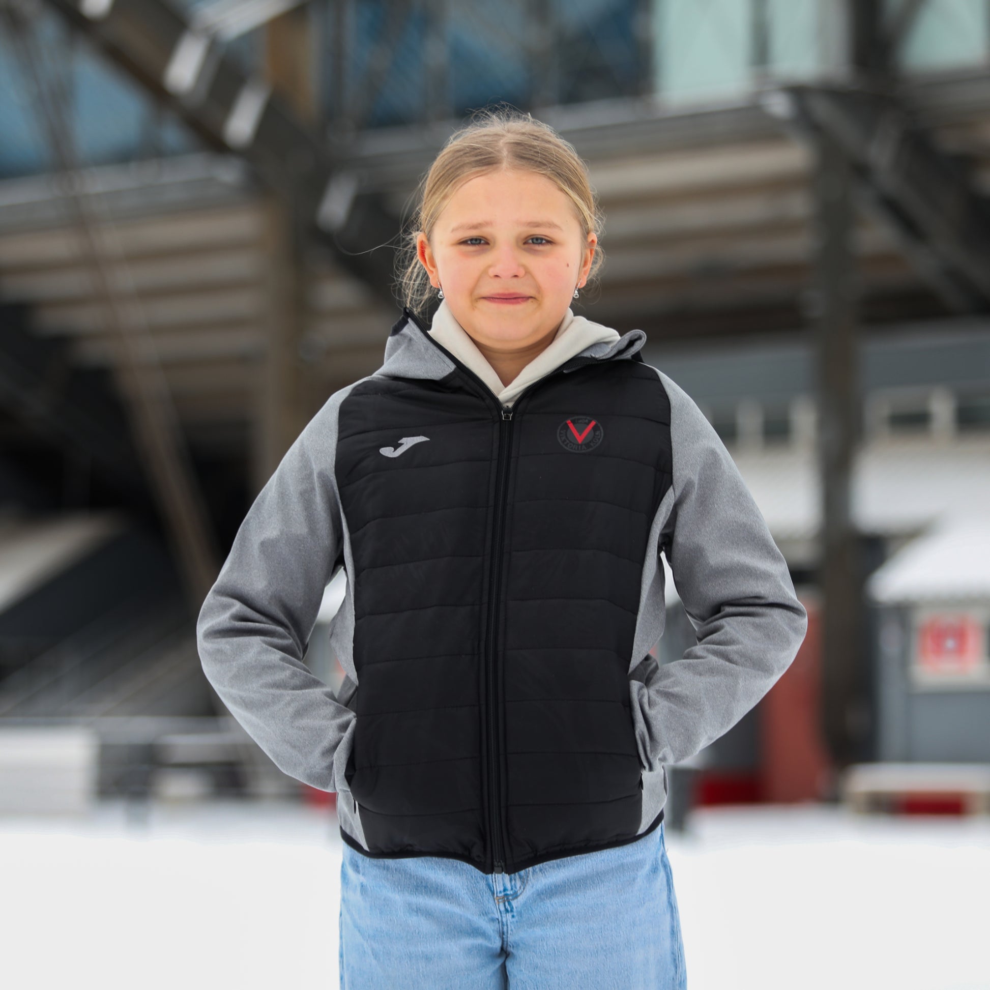 Fleecejacke rotes V Kids - Offizieller Fanshop Viktoria Köln