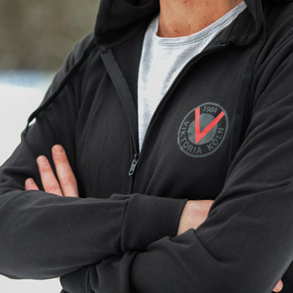 Zip-Hoodie rotes V - Offizieller Fanshop Viktoria Köln
