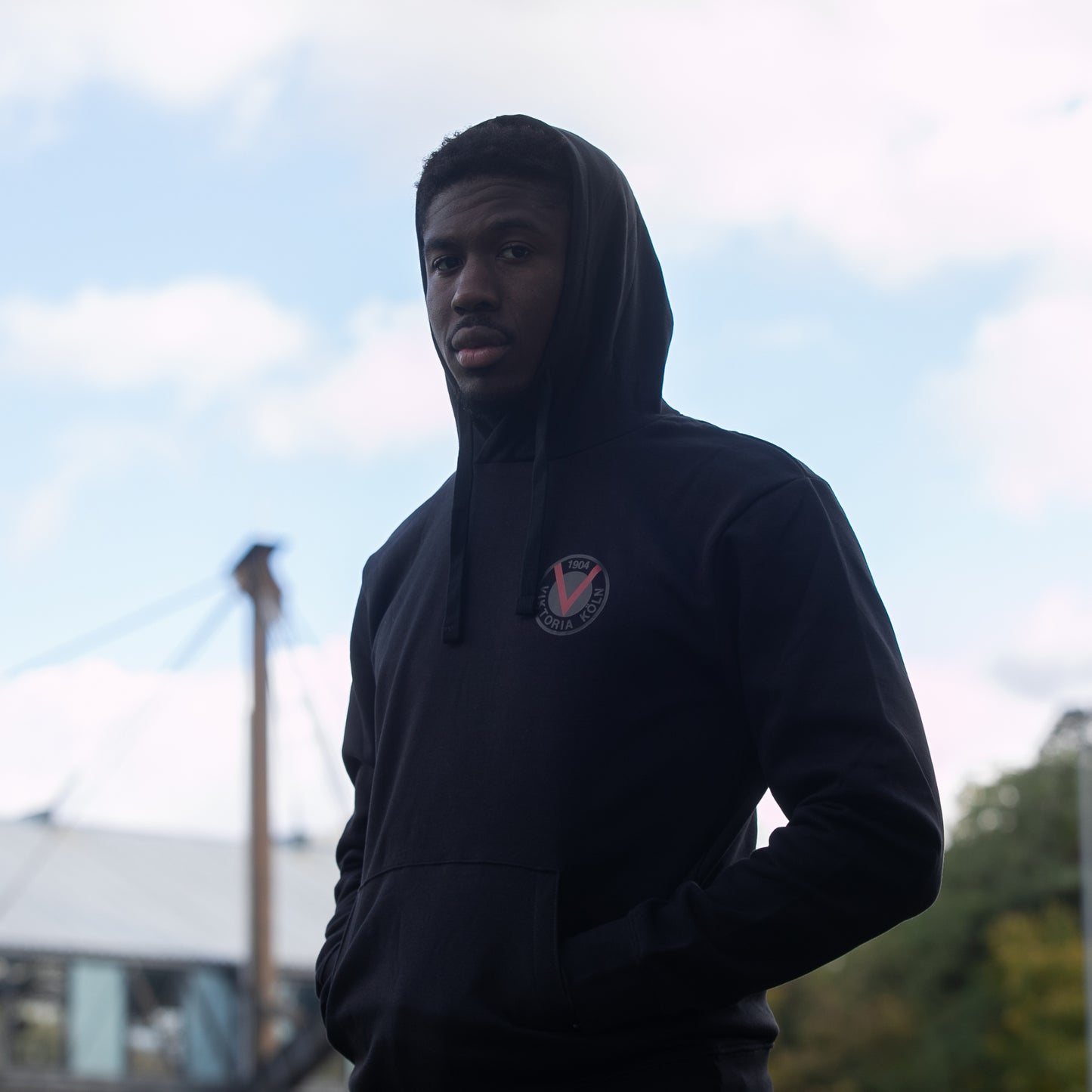 Hoodie Viktoria rotes V